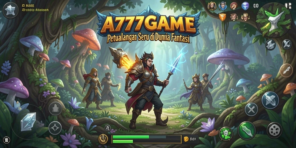 Tampilan gameplay A777GAME yang seru dan menantang.