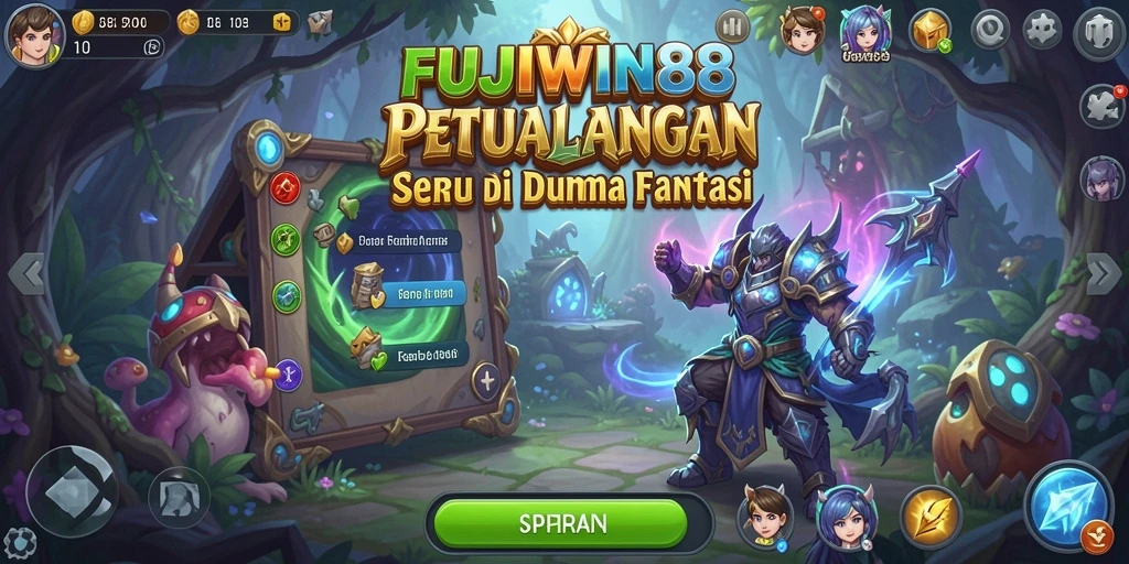 Tampilan gameplay FUJIWIN88 yang menegangkan dan memukau.