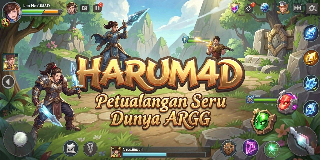 Tampilan gameplay mendebarkan dalam HARUM4D dengan aksi seru dan grafis menawan.