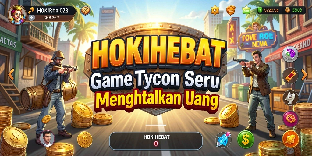Tampilan screenshot HOKIHEBAT menunjukkan gameplay Tycoon yang menarik dan interaktif.