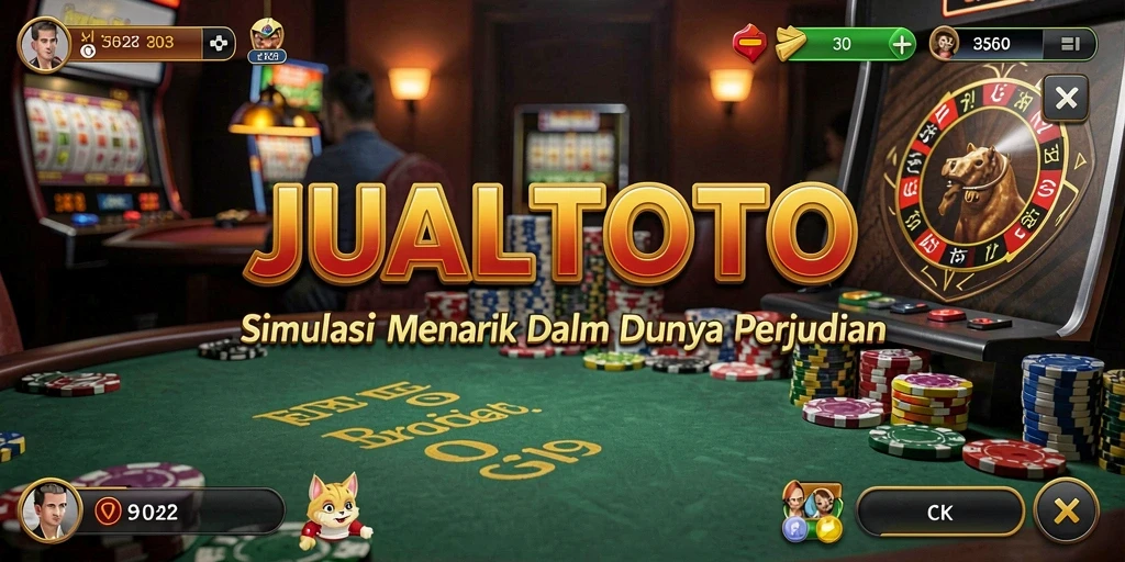 Tampilan gameplay JUALTOTO yang menarik dan realistis.