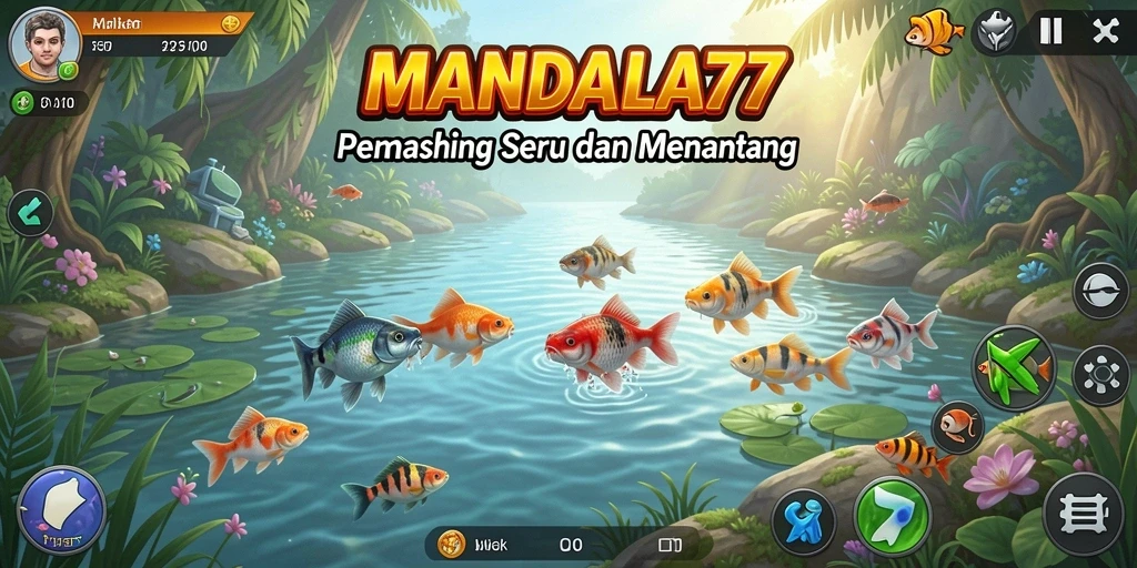 Tangkapan ikan yang menakjubkan dalam MANDALA77 di tengah keindahan alam.