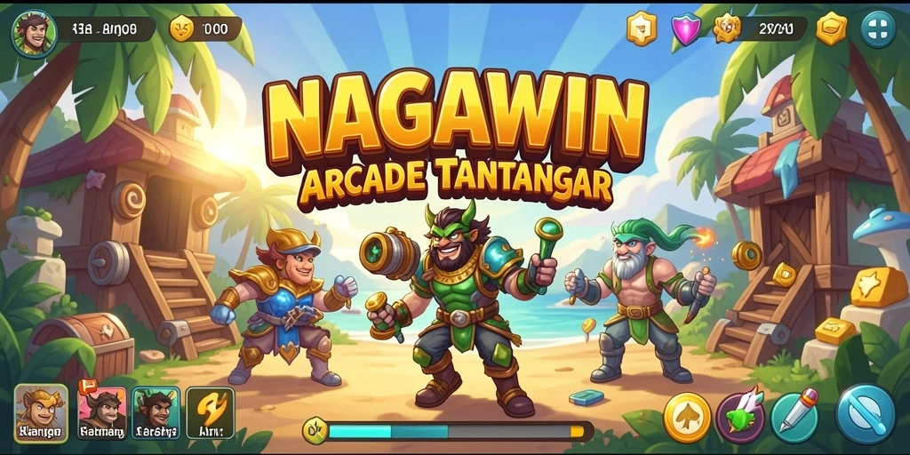Gameplay seru dari NAGAWIN dengan aksi cepat dan tantangan menarik.