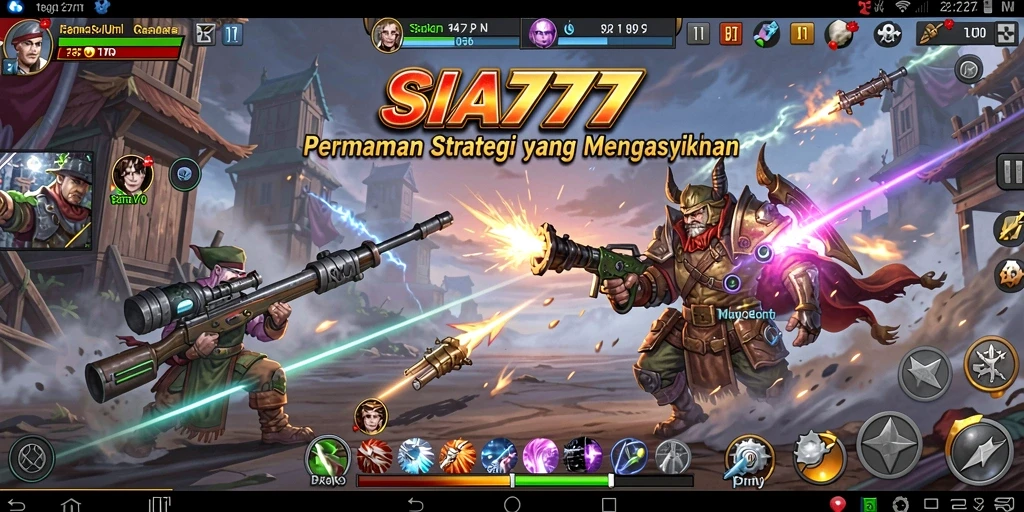 Tampilan gameplay SLG yang mendebarkan dan strategis.