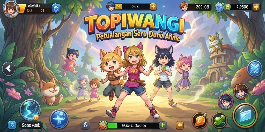 Gameplay seru dan karakter Anime yang menawan.