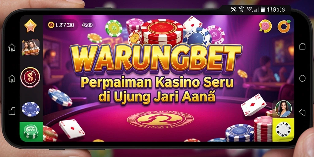 Screenshot utama WARUNGBET menampilkan gameplay yang seru dan interaktif di kasino.
